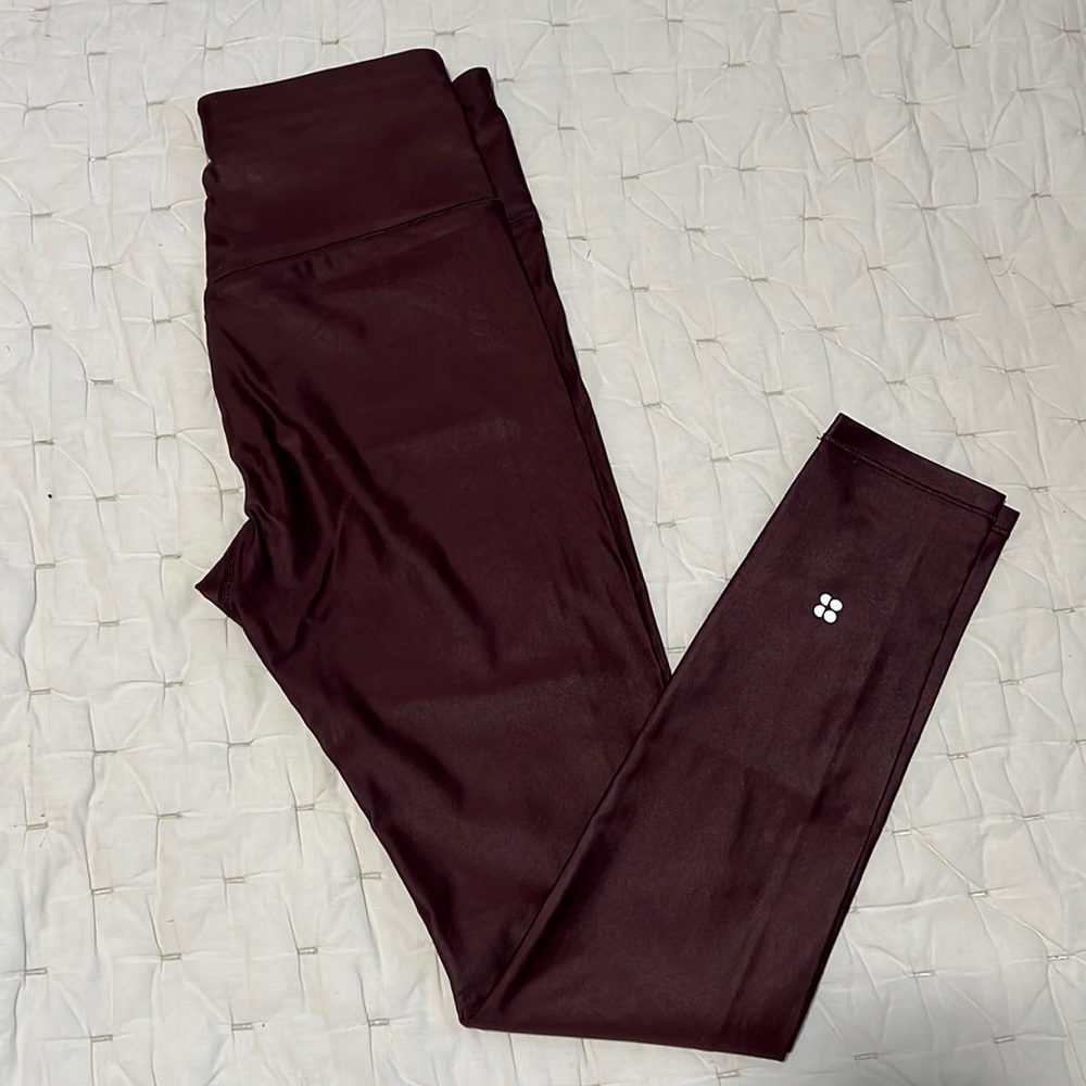 Metallic Sweaty Betty leggings